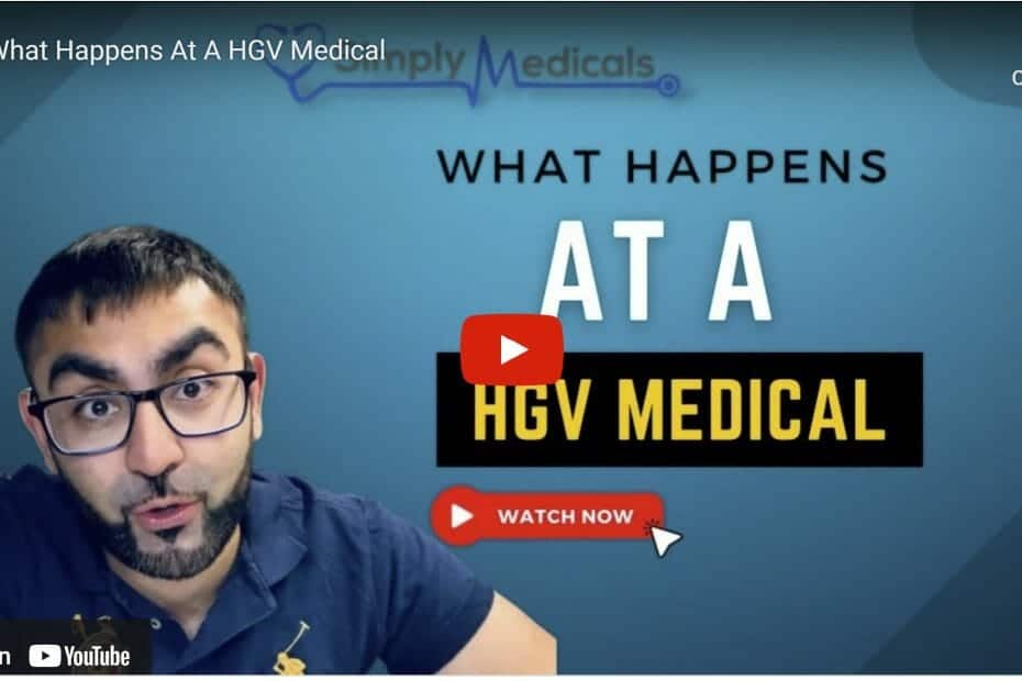What Happens At A HGV Medical?